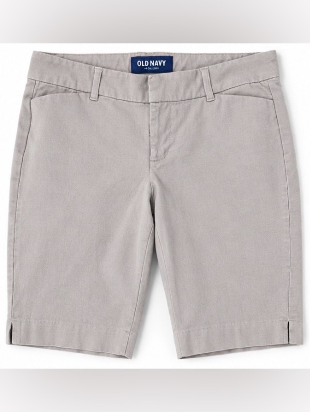 Old Navy Light Khaki Chino Bermuda Shorts | Size 6 Regular